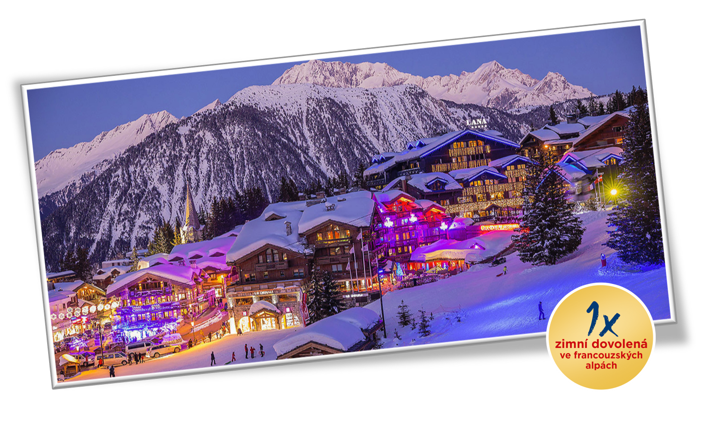 Zimní dovolená ve francouzských Alpách